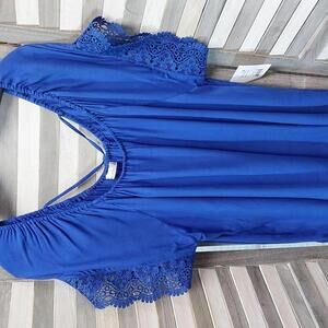 Stylish Lace Sleeve Top | 89th + Madison | 3x